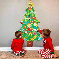 Árbol de Fieltro Armable (con Luces)